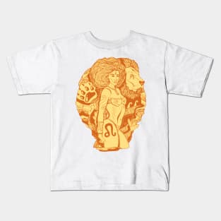 Terracotta Leo Beauty Kids T-Shirt